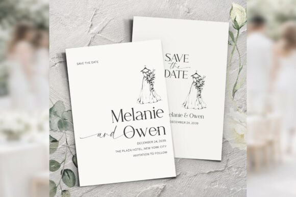 Download Modern Minimal Save Date Canva Bd010 - Modern Collection