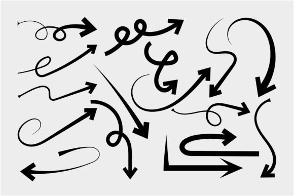 Download Hand-drawn Arrow Set, Arrow Icon - Premium Resources