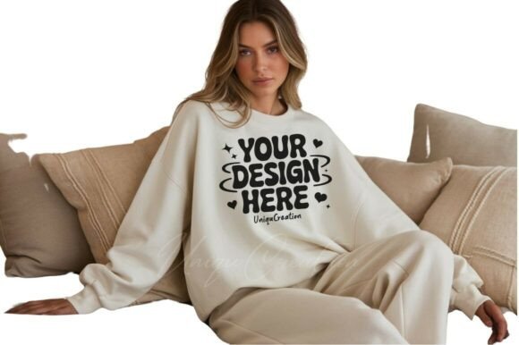 Download Soft Pastel Beige Oversized Sweatshirt M - Pastel beige Collection