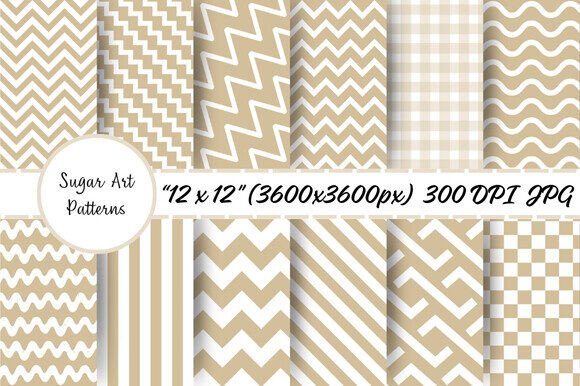 Download Soft Pastel Beige Stripes Digital Paper - Pastel beige Collection