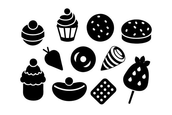 Download About 15 Set of-sweet Food Smooth Line - Smooth Collection