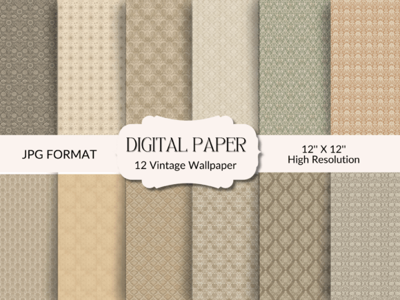 Download Seamless Victorian Vintage Wallpaper - Sea Collection