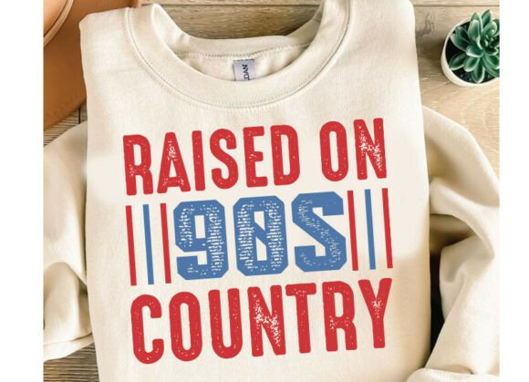Download Raised on 90s Country PNG, Trendy Weste - 90s Collection