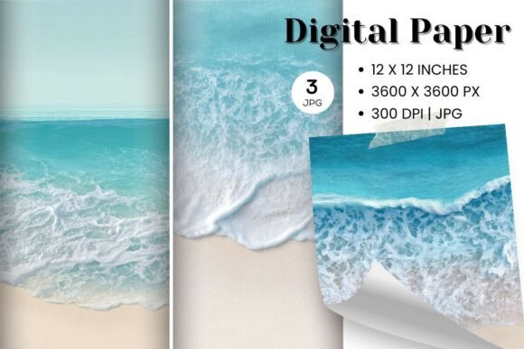 Download Wave Sea Beach Background Wallpaper_46 - Sea Collection